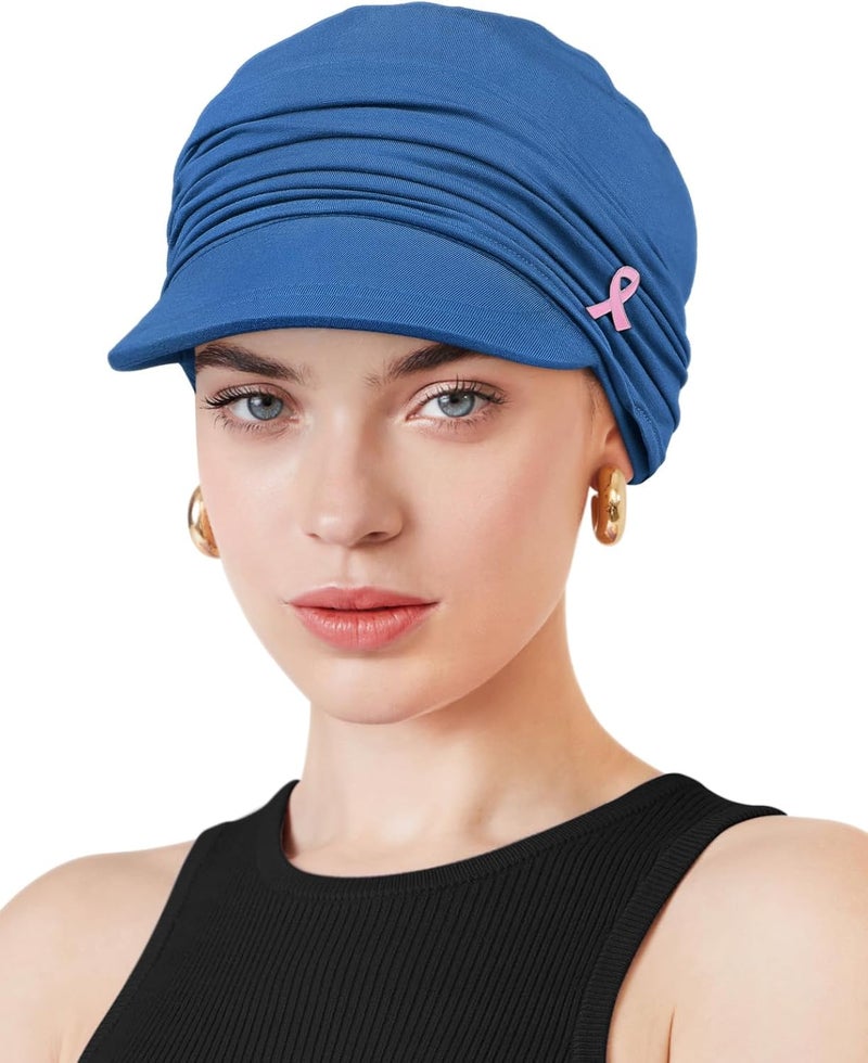Awefeel Chemo Headwear Viscose Newsboy Cap for Women Fall and Winter Hats - Image 2